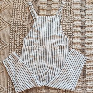 Not Monday Willa Cotton Blend Jumper White Striped Size M/L